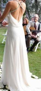 Jenny Packham 'Laurel' size 2 used wedding dress back view on bride