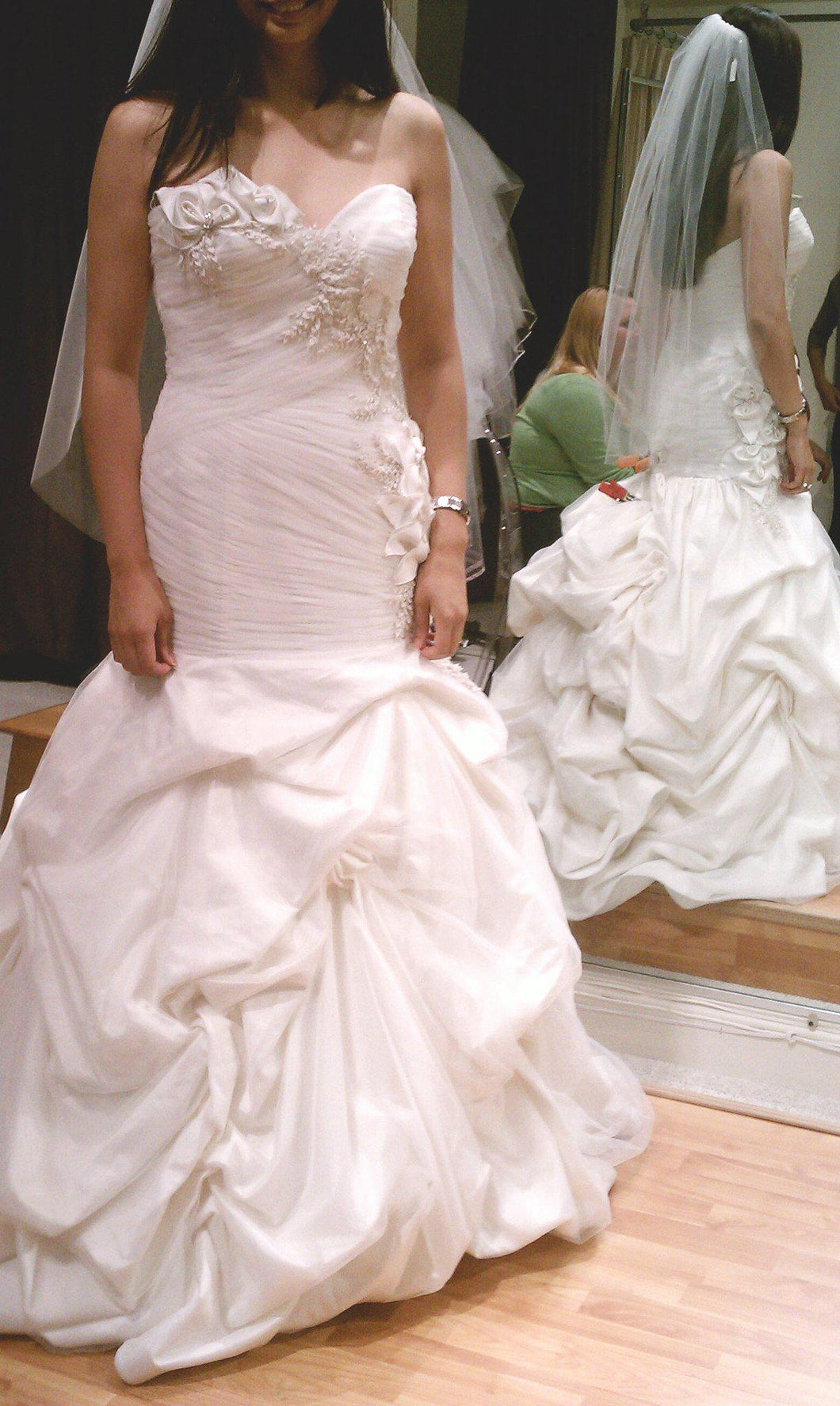 Anne Barge 'Avery' Silk Taffeta Ball Gown - Anne Barge - Nearly Newlywed Bridal Boutique - 2