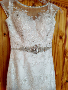Jacquelin exclusive '19934' wedding dress size-02 PREOWNED