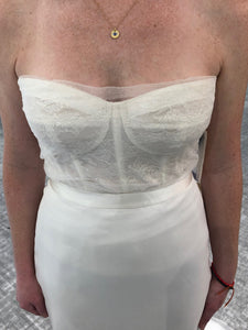 Monique Lhuillier '12TS1305PLEX' wedding dress size-04 NEW