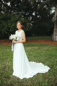 Rebecca Schoneveld '“Clarissa” point d’esprit top and Taylor skirt' wedding dress size-02 PREOWNED