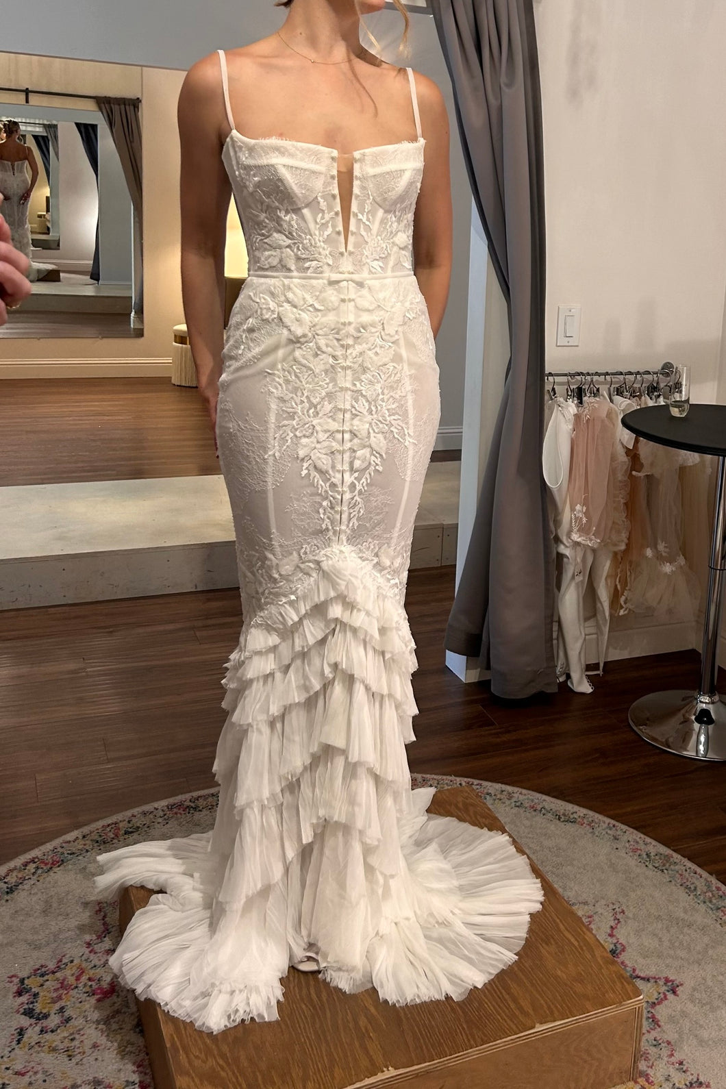 Kim Kassas Couture 'Astris' wedding dress size-06 NEW