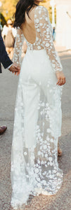 Rime Arodaky 'Patsy Jumpsuit' wedding dress size-04 PREOWNED