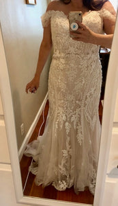Allure Bridals 'A1163' wedding dress size-14 NEW