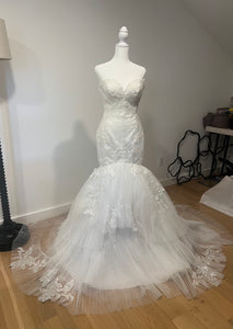 Pnina Tornai '14848' wedding dress size-08 SAMPLE