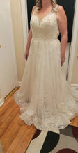 Load image into Gallery viewer, Brides by Young &#39;Sleeveless V-Neck A-Line PS016-19&#39;
