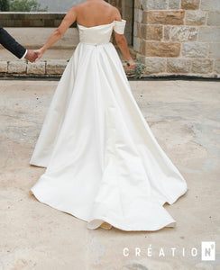 Sarah Seven 'Cody' wedding dress size-04 PREOWNED