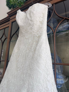 Augusta Jones 'Strapless Classic Lace Wedding Dress'