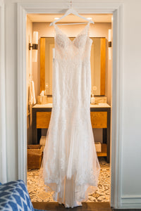 Private Collection 'Roxy - Hand Made Sleeveless V-Neck Trumpet Wedding Dress'