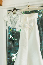 Load image into Gallery viewer, Pronovias &#39;Tasiala&#39; size 2 used wedding dress view of stain
