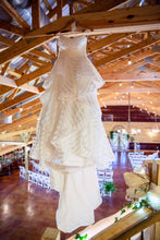 Load image into Gallery viewer, Hayley Paige &#39;Guindon&#39; size 2 used wedding dress front view on hanger
