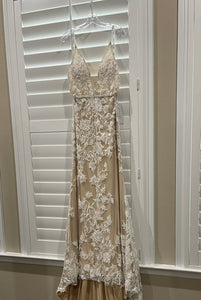 Calle Blanche '17260' wedding dress size-08 NEW