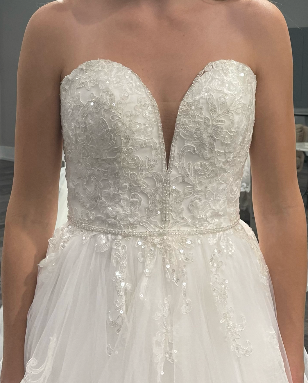 Stella York '6838' wedding dress size-04 NEW