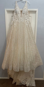 Enzoani 'Nellie ' wedding dress size-14 NEW