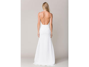 Sarah Seven 'Marseille' size 8 new wedding dress back view on model