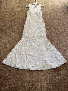 Custom Made 'Not available' wedding dress size-02 PREOWNED