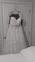 Load image into Gallery viewer, Casablanca &#39;2136&#39; size 20 new wedding dress front view on hanger
