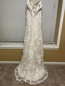 Maggie Sottero '6MR782' wedding dress size-08 PREOWNED