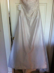 Watters & Watters Silk Pleated Ivory Wedding Dress - Watters - Nearly Newlywed Bridal Boutique - 4