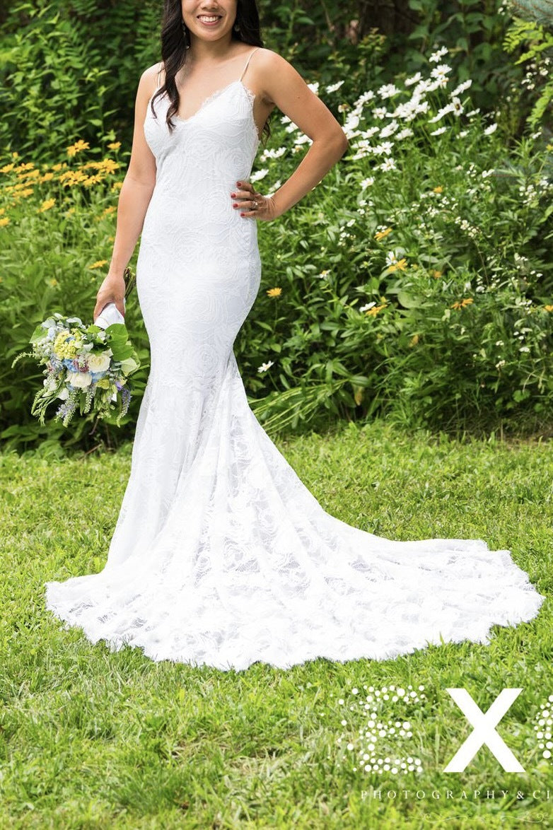 Grace Loves Lace 'Clo' wedding dress size-02 PREOWNED