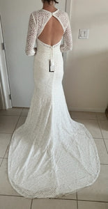 Lillian West '66023' wedding dress size-08 NEW