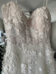 Lian Carlo '18118' wedding dress size-02 NEW