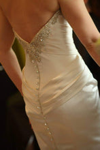 Load image into Gallery viewer, Victor Harper Couture &#39;207&#39; size 4 used wedding dress back view on bride
