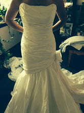 Load image into Gallery viewer, Marisa Fit And Flare with Organza Flower - Marisa - Nearly Newlywed Bridal Boutique - 2
