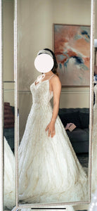 Casa wedding turkey 'Custom A-line' wedding dress size-02 PREOWNED