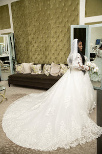 unknown 'na' wedding dress size-26W PREOWNED