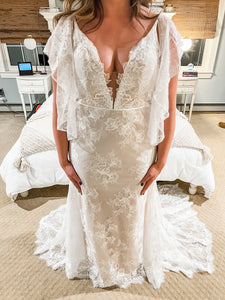 Hayley Paige 'Frida' wedding dress size-14 NEW