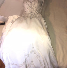 Load image into Gallery viewer, Amalia Carrara &#39;Beaded&#39; size 0 used wedding dress front view of dress
