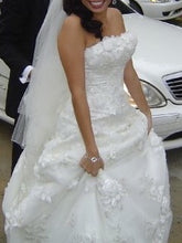 Load image into Gallery viewer, Maggie Sottero &#39;Rihanna Royale&#39; size 8 used wedding dress front view on bride
