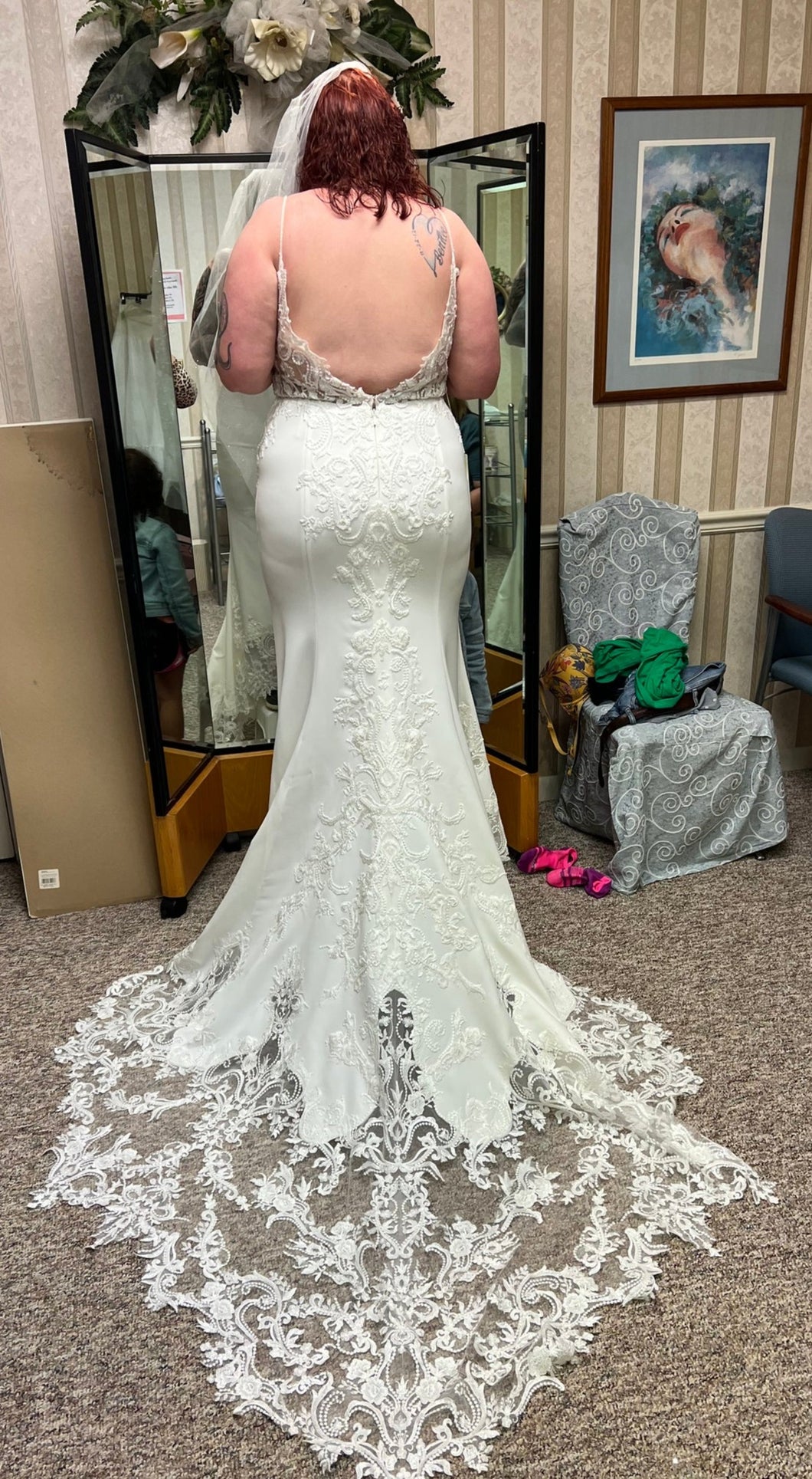 Beloved Casablanca Bridal 'BL327' wedding dress size-12 NEW