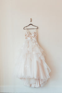 Wtoo '12716' wedding dress size-10 PREOWNED