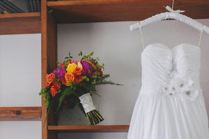Maggie Sottero Sidney Chiffon Wedding Dress - Maggie Sottero - Nearly Newlywed Bridal Boutique - 3