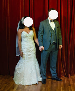 Cosmobella 'CB-7783' wedding dress size-06 PREOWNED