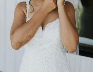 Chloé 'Jaycee' wedding dress size-08 PREOWNED