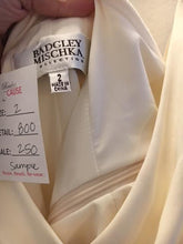 Load image into Gallery viewer, Badgley Mischka &#39;Livia&#39; size 2 sample wedding dress view of tag

