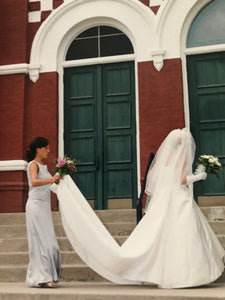 Demetrios 'Ilissa' wedding dress size-06 PREOWNED