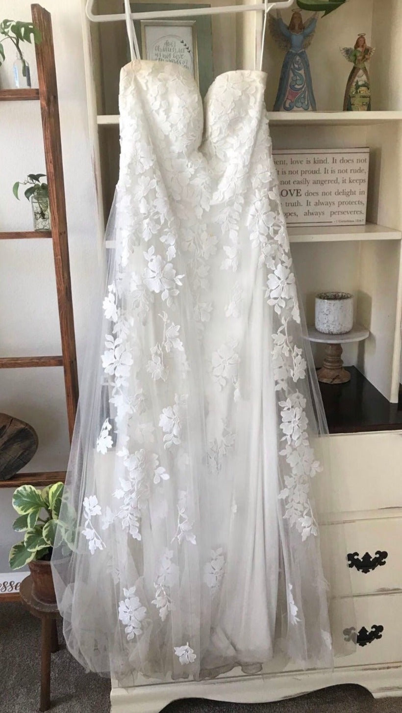 BHLDN 'Denver' wedding dress size-12 PREOWNED