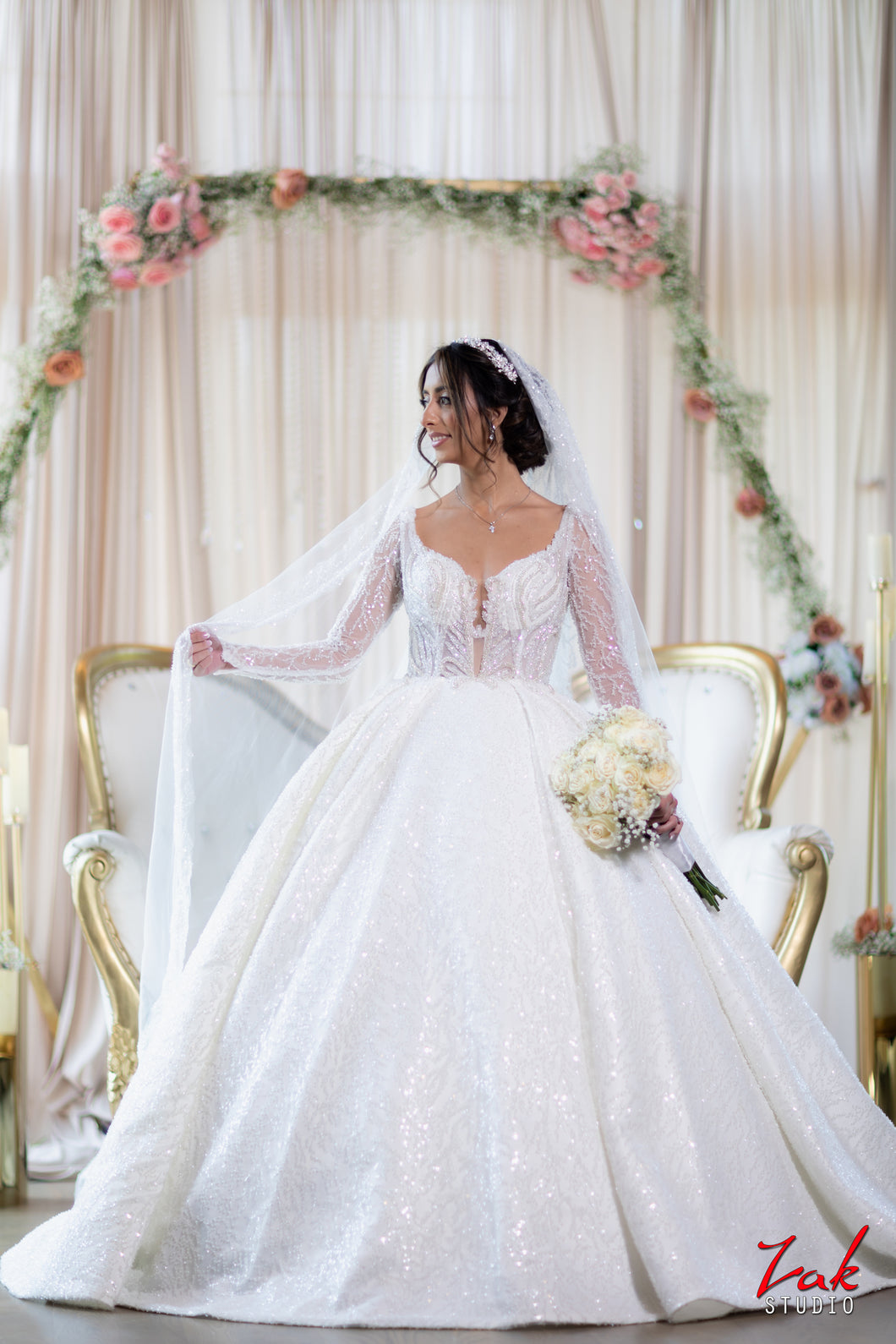 Amalia carrara '000' wedding dress size-04 PREOWNED