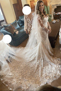 BERTA 'Berta' wedding dress size-06 PREOWNED