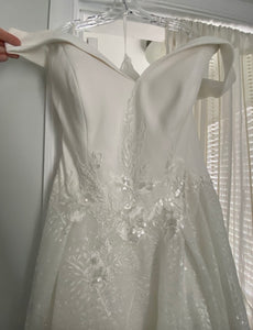 Celebration Bridal 'Custom ' wedding dress size-10 NEW