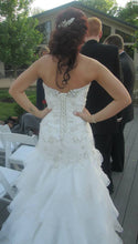 Load image into Gallery viewer, Maggie Sottero &#39;Dominque&#39; size 8 used wedding dress back view on bride
