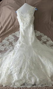Essense of Australia 'D1367' wedding dress size-10 PREOWNED
