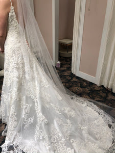 Allure Bridals '9605' wedding dress size-10 NEW