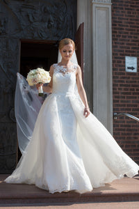 Pronovias 'Drum' wedding dress size-02 PREOWNED