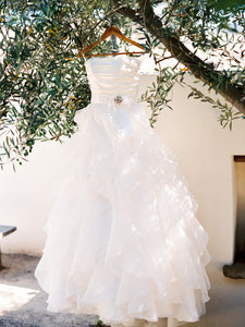 Paloma Blanca Classics Strapless Wedding Dress - Paloma Blanca - Nearly Newlywed Bridal Boutique - 2
