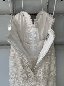 Dennis Basso '33067778' wedding dress size-04 NEW